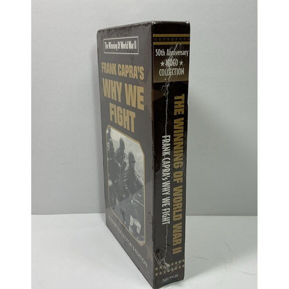 VHS Frank Capras Why We Fight The Winning Of World War II Factory Sealed 6hr - Picture 2 of 4